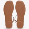 Sandales plates en cuir Sandales plates en cuir