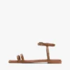 Sandales plates en cuir Sandales plates en cuir