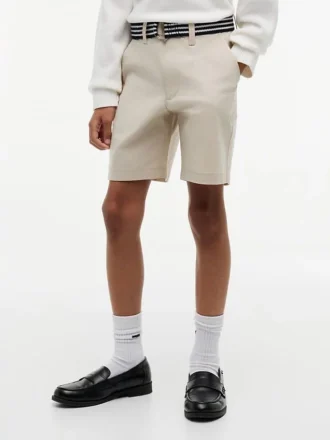 Short chino ample extensible à ceinture pour enfant