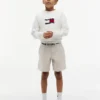 Short chino ample extensible à ceinture pour enfant Short chino ample extensible à ceinture pour enfant