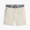 Short chino ample extensible à ceinture pour enfant Short chino ample extensible à ceinture pour enfant