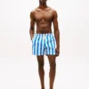 Short de bain imprimé 18 cm