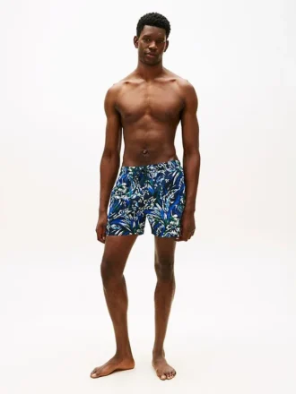 Short de bain imprimé 18 cm