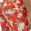 Short de bain à imprimé floral 18 cm Short de bain à imprimé floral 18 cm