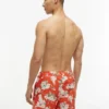 Short de bain à imprimé floral 18 cm Short de bain à imprimé floral 18 cm