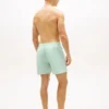 Short de bain rayé 18 cm