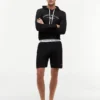 Short de nuit en piqué avec logo Hilfiger Short de nuit en piqué avec logo Hilfiger