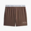 Short de nuit en piqué avec logo Hilfiger Short de nuit en piqué avec logo Hilfiger