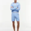 Short de nuit piqué avec logo Hilfiger Short de nuit piqué avec logo Hilfiger