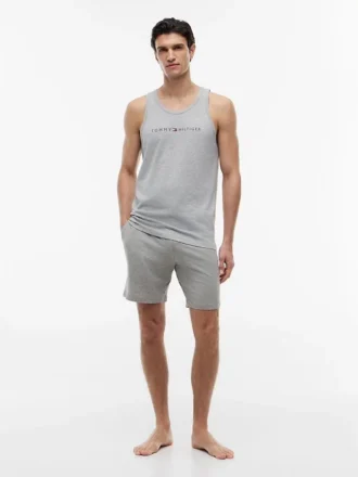 Short de pyjama à enfiler avec logo Hilfiger Short de pyjama à enfiler avec logo Hilfiger