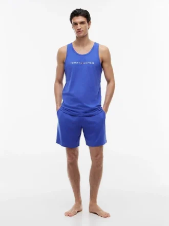 Short de pyjama à enfiler avec logo Hilfiger Short de pyjama à enfiler avec logo Hilfiger