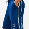 Short de survêtement en éponge à monogramme