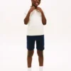 Short de survêtement à jambes larges pour enfant avec logo Hilfiger Short de survêtement à jambes larges pour enfant avec logo Hilfiger
