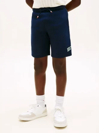 Short de survêtement à jambes larges pour enfant avec logo Hilfiger