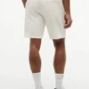 Short de survêtement à logo drapeau ondulé, coupe classique Short de survêtement à logo drapeau ondulé, coupe classique