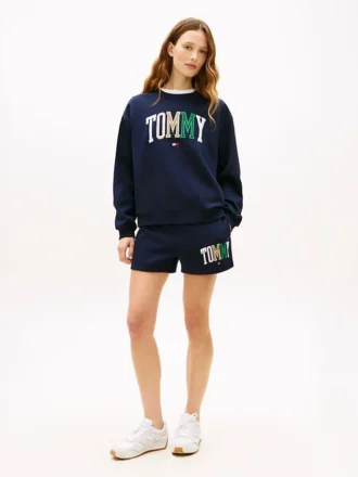 Short de survêtement multicolore Tommy Logo