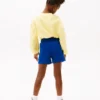 Short de survêtement pour enfant avec logo brodé Short de survêtement pour enfant avec logo brodé