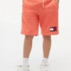 Short de survêtement pour enfant avec logo drapeau Short de survêtement pour enfant avec logo drapeau
