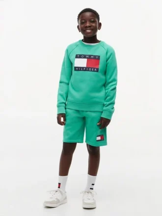 Short de survêtement pour enfant avec logo drapeau