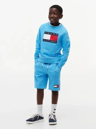 Short de survêtement pour enfant avec logo drapeau
