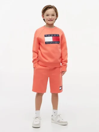 Short de survêtement pour enfant avec logo drapeau