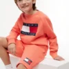 Short de survêtement pour enfant avec logo drapeau Short de survêtement pour enfant avec logo drapeau