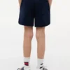 Short de survêtement pour enfant avec logo drapeau ton sur ton Short de survêtement pour enfant avec logo drapeau ton sur ton