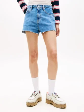 Short en denim à ourlet brut Tommy Jeans