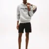 Short en molleton avec logo drapeau Short en molleton avec logo drapeau