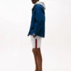 Short en molleton avec logo drapeau Short en molleton avec logo drapeau