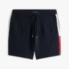 Short en molleton avec logo drapeau Short en molleton avec logo drapeau