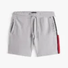 Short en molleton avec logo drapeau Short en molleton avec logo drapeau