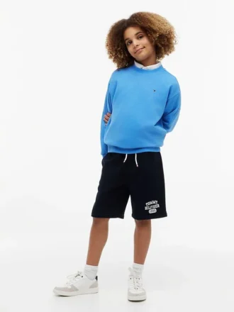 Short en molleton avec logo pour enfant