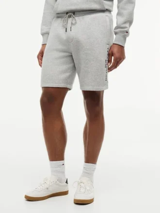 Short en molleton avec logo Tommy brodé