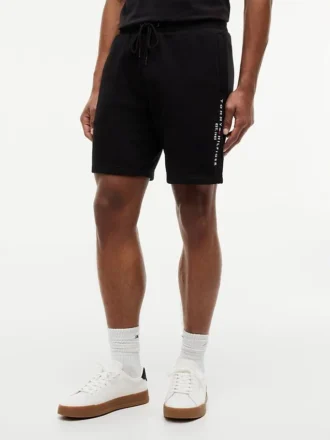Short en molleton avec logo Tommy brodé