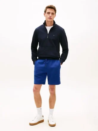 Short en molleton avec logo Tommy brodé