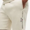 Short en molleton avec logo Tommy brodé Short en molleton avec logo Tommy brodé