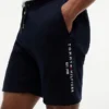 Short en molleton avec logo Tommy brodé