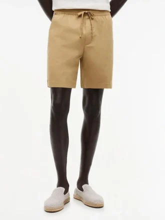 Shorts ajustés classiques 7&Prime; délavés