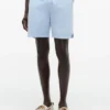Shorts ajustés classiques 7&Prime; délavés