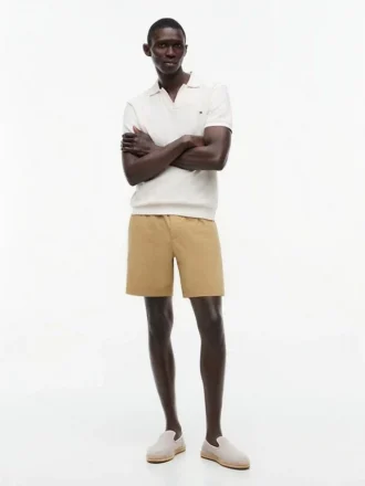 Shorts ajustés classiques 7&Prime; délavés