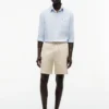 Shorts ajustés classiques 7&Prime; délavés