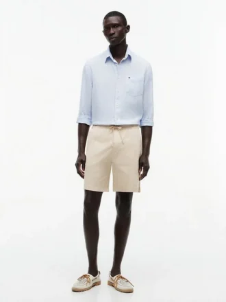 Shorts ajustés classiques 7&Prime; délavés