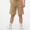 Shorts chino à ceinture pour enfant Shorts chino à ceinture pour enfant