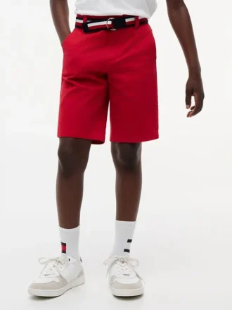 Shorts chino à ceinture pour enfant