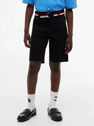 Shorts chino à ceinture pour enfant Shorts chino à ceinture pour enfant