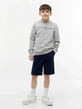 Shorts chino à ceinture pour enfant