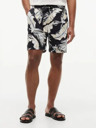Shorts à coupe classique 18 cm à imprimé tropical Shorts à coupe classique 18 cm à imprimé tropical