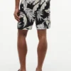 Shorts à coupe classique 18 cm à imprimé tropical