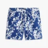 Shorts à coupe classique 18 cm à imprimé tropical